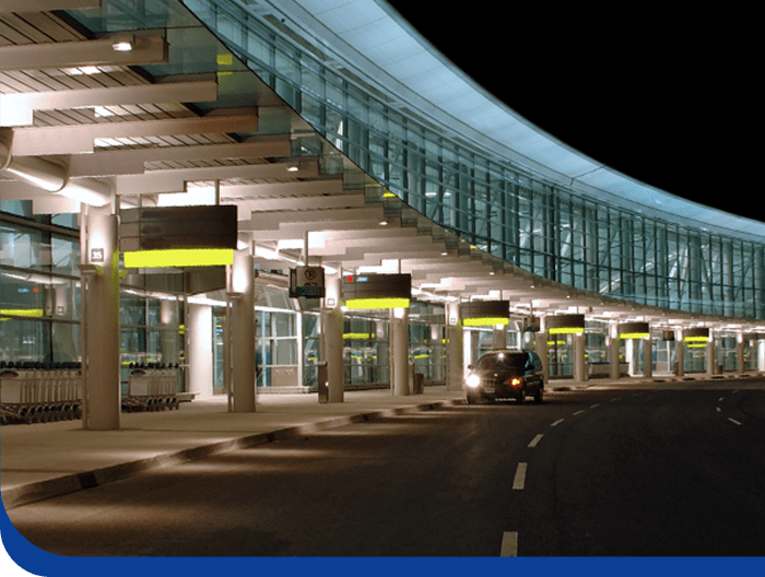 Toronto Pearson Airport Departure Gates – High Voltage & Streetlighting Services Desktop Banner